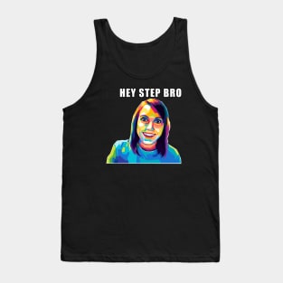 Step Bro Meme Wpap Pop Art Tank Top